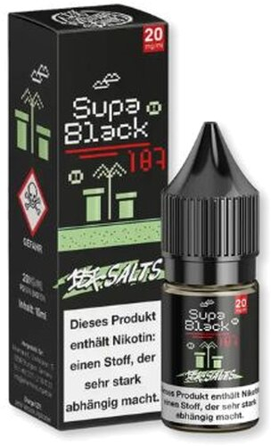 187 Salts Nikotinsalz Liquid Supa Black 10ml 20mg/ml
