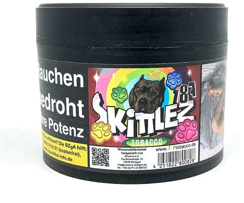 187 Skittlez 200g Shisha Tabak 