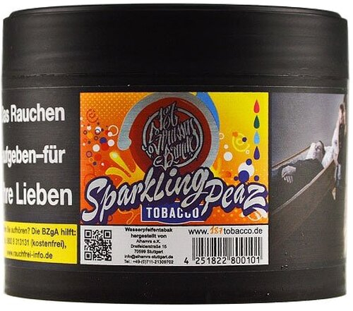 187 Sparkling Peaz Shisha Tabak 200g 187 Sparkling Peaz Shisha Tabak 200g