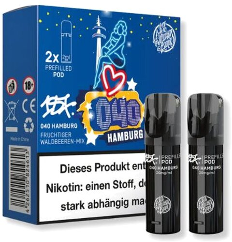 187 Strassenbande 040 Hamburg Prefilled Pod 2x2ml 20mg