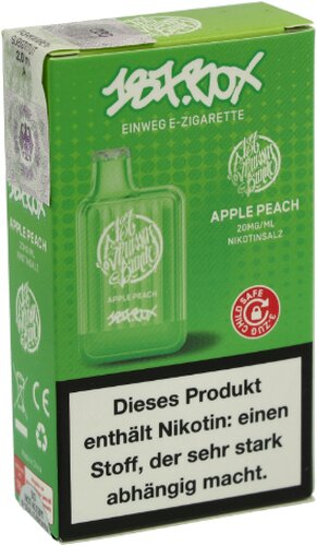 187 Strassenbande Box Apple Peach Einweg E-Zigarette 20mg