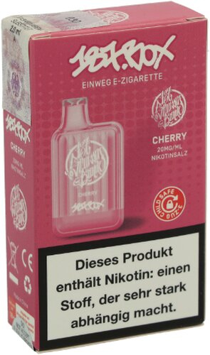 187 Strassenbande Box Cherry Einweg E-Zigarette 20mg