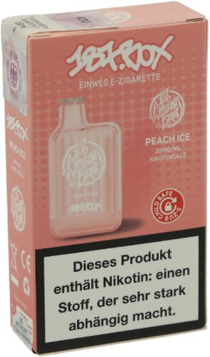 187 Strassenbande Box Peach Ice Einweg E-Zigarette 20mg 187 Strassenbande Box Peach Ice Einweg E-Zigarette 20mg