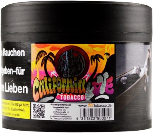 187 Strassenbande California Love Shisha Tabak 200g Dose