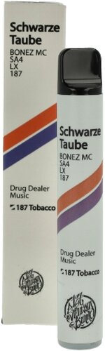 187 Strassenbande Einweg E-Shisha AMG Schwarze Taube 0mg 187 Strassenbande Einweg E-Shisha AMG Schwarze Taube 0mg