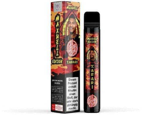 187 Strassenbande Einweg E-Shisha Zafari Maxwell Edition 20mg