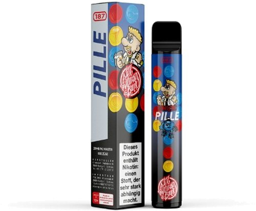 187 Strassenbande Einweg E-Shisha Bonez Mc Pille Früchtemix 20mg 187 Strassenbande Einweg E-Shisha Bonez Mc Pille Früchtemix 20mg