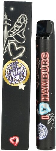 187 Strassenbande Einweg E-Zigarette I Love Hamburg 0mg