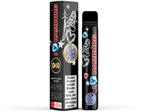 187 Strassenbande Einweg E-Zigarette I Love Hamburg 20mg 187 Strassenbande Einweg E-Zigarette I Love Hamburg 20mg