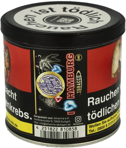 187 Strassenbande Hamburg Shisha Tabak 200g