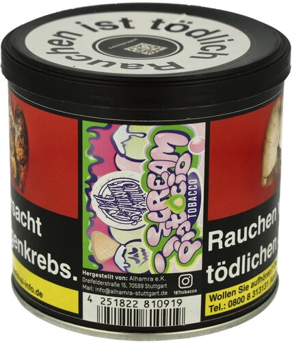 187 Strassenbande I Scream Pistacio Shisha Tabak 200g