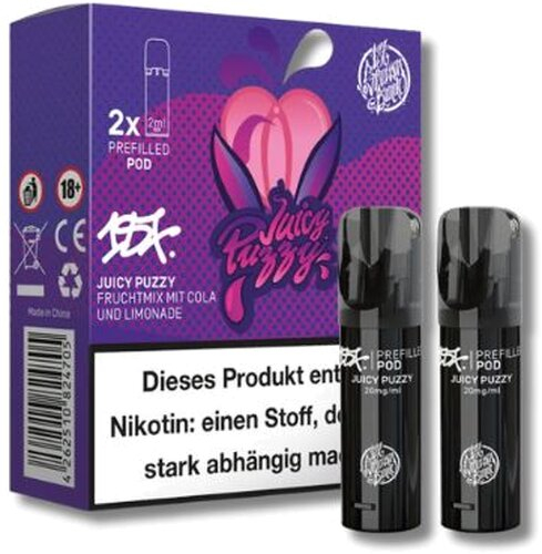 187 Strassenbande Juicy Puzzy Prefilled Pod 2x2ml 20mg