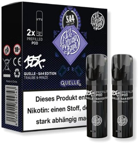 187 Strassenbande Quelle SA4 Edition Prefilled Pod 2x2ml 20mg