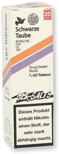 187 Strassenbande Schwarze Taube Nikotinsalzliquid 20mg 187 Strassenbande Schwarze Taube Nikotinsalzliquid 20mg