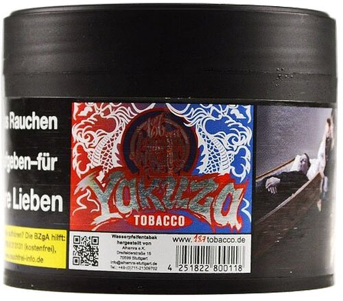 187 Yakuza Shisha Tabak 200g 187 Yakuza Shisha Tabak 200g