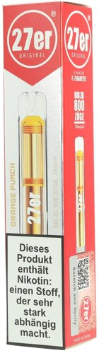 27er Einweg E-Zigarette Orange Punch 20mg