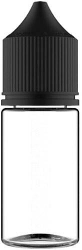 Chubby Gorilla 30ml E-Liquid Leerflasche - transparent-schwarz