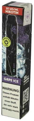 4 Vape Einweg E-Zigarette Grape Ice 20mg 4 Vape Einweg E-Zigarette Grape Ice 20mg