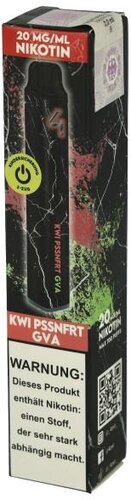 4 Vape Einweg E-Zigarette Kiwi Passionfruit Guava 20mg 4 Vape Einweg E-Zigarette Kiwi Passionfruit Guava 20mg