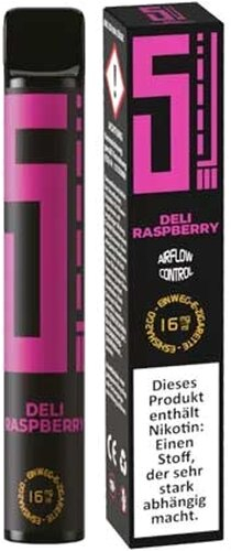 5EL Einweg E-Shisha Deli Raspberry 16mg 5EL Einweg E-Shisha Deli Raspberry 16mg
