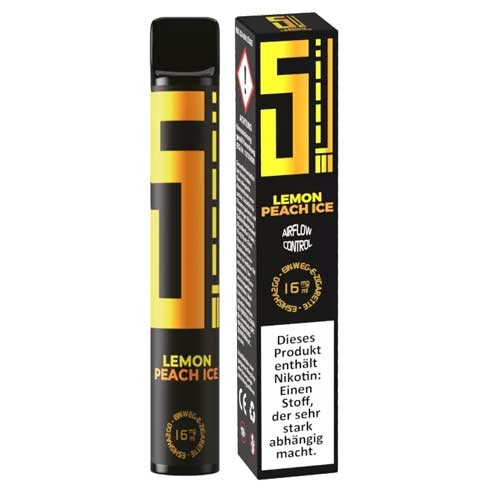 5EL Einweg E-Shisha Lemon Peach Ice 16mg 5EL Einweg E-Shisha Lemon Peach Ice 16mg