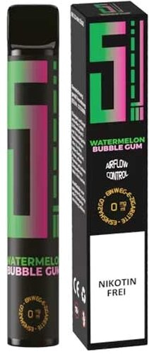 5EL Einweg E-Shisha Watermelon Bubble Gum 0mg 5EL Einweg E-Shisha Watermelon Bubble Gum 0mg