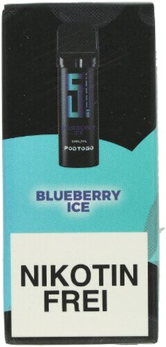 5EL Pod 2 Go Blueberry Ice Nachfüll Pod Nikotinfrei 5EL Pod 2 Go Blueberry Ice Nachfüll Pod Nikotinfrei