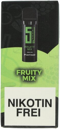 5EL Pod 2 Go Fruity Mix Nachfüll Pod Nikotinfrei