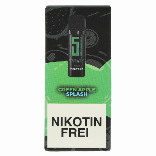 5EL Pod 2 Go Green Apple Splash Nachfüll Pod Nikotinfrei 5EL Pod 2 Go Green Apple Splash Nachfüll Pod Nikotinfrei