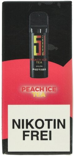 5EL Pod 2 Go Peach Ice Tea Nachfüll Pod Nikotinfrei 5EL Pod 2 Go Peach Ice Tea Nachfüll Pod Nikotinfrei