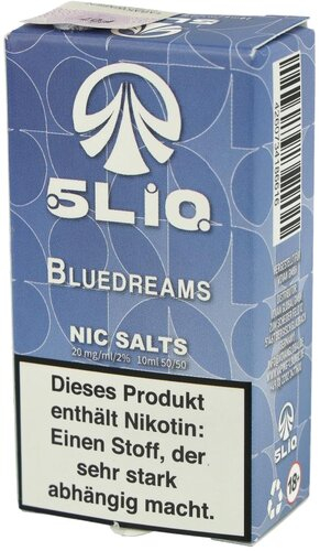 5LIQ Bluedreams Blueberry Nikotinsalzliquid 10ml 20mg 5LIQ Bluedreams Blueberry Nikotinsalzliquid 10ml 20mg