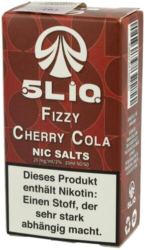 5LIQ Fizzy Cherry Cola Nikotinsalzliquid 10ml 20mg 5LIQ Fizzy Cherry Cola Nikotinsalzliquid 10ml 20mg