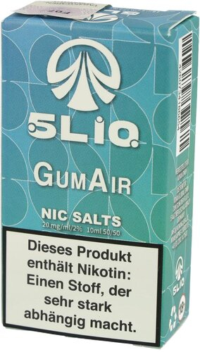 5LIQ Gum Air Nikotinsalzliquid 10ml 20mg 5LIQ Gum Air Nikotinsalzliquid 10ml 20mg