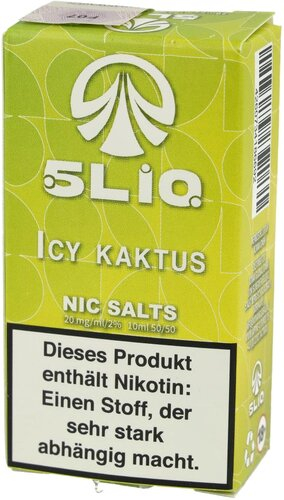 5LIQ Icy Kaktus Nikotinsalzliquid 10ml 20mg 5LIQ Icy Kaktus Nikotinsalzliquid 10ml 20mg