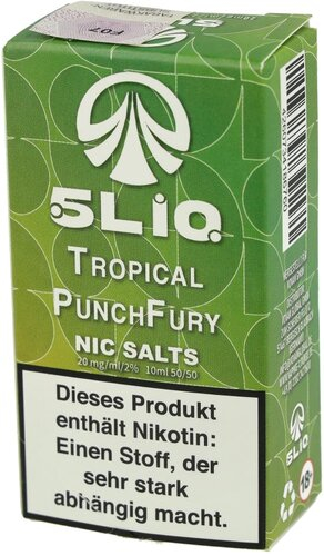 5LIQ Tropical Punchfury Nikotinsalzliquid 10ml 20mg 5LIQ Tropical Punchfury Nikotinsalzliquid 10ml 20mg