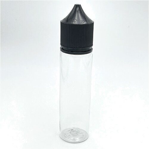 Cubby Gorilla 60ml E-Liquid Leerflasche - transparent-schwarz Cubby Gorilla 60ml E-Liquid Leerflasche - transparent-schwarz