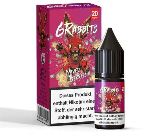6Rabbits Mixed Berries 10ml Hybridliquid 20mg