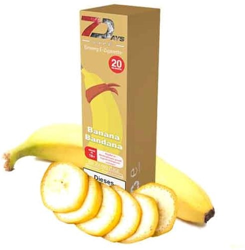 7Days Vape Banana Bandana Einweg E-Zigarette 20mg