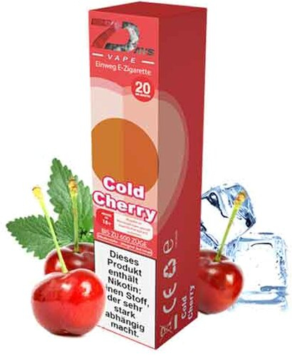 7Days Vape Cold Cherry Einweg E-Zigarette 20mg