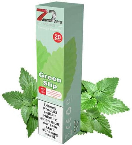 7Days Vape Green Slip Einweg E-Zigarette 20mg