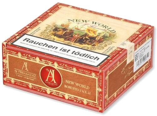 A. J. Fernandez New World Oscuro Robusto Navegante Zigarren 21 Stück