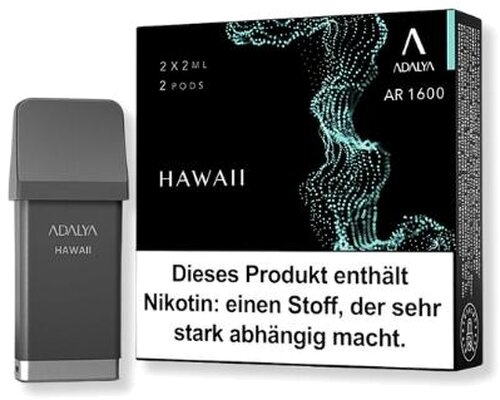 Adalya AR 1600 Pods Hawaii 2 x 2ml 12mg Adalya AR 1600 Pods Hawaii 2 x 2ml 12mg