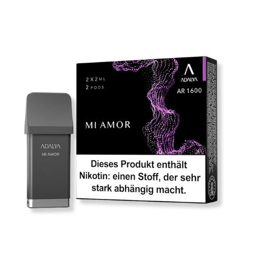 Adalya AR 1600 Pods Mi Amor 2 x 2ml 12mg Adalya AR 1600 Pods Mi Amor 2 x 2ml 12mg
