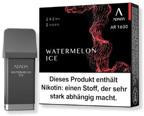 Adalya AR 1600 Pods Watermelon Ice 2 x 2ml 12mg