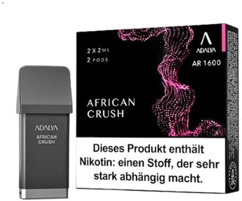 Adalya AR 1600 Prefilled Pod African Crush 2x2ml 12mg