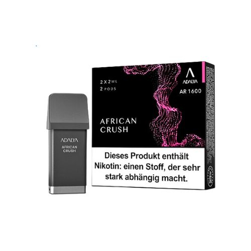 Adalya AR 1600 Prefilled Pod African Crush 2x2ml 12mg Adalya AR 1600 Prefilled Pod African Crush 2x2ml 12mg