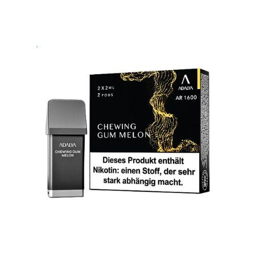 Adalya AR 1600 Prefilled Pod Chewing Gum Melon 2x2ml 12mg Adalya AR 1600 Prefilled Pod Chewing Gum Melon 2x2ml 12mg