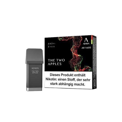 Adalya AR 1600 Prefilled Pod The Two Apples 2x2ml 12mg Adalya AR 1600 Prefilled Pod The Two Apples 2x2ml 12mg
