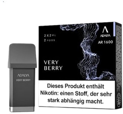 Adalya AR 1600 Prefilled Pod Very Berry 2x2ml 12mg