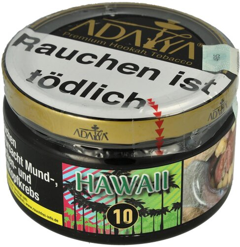 Adalya Hawaii 10 Wasserpfeifentabak 200g